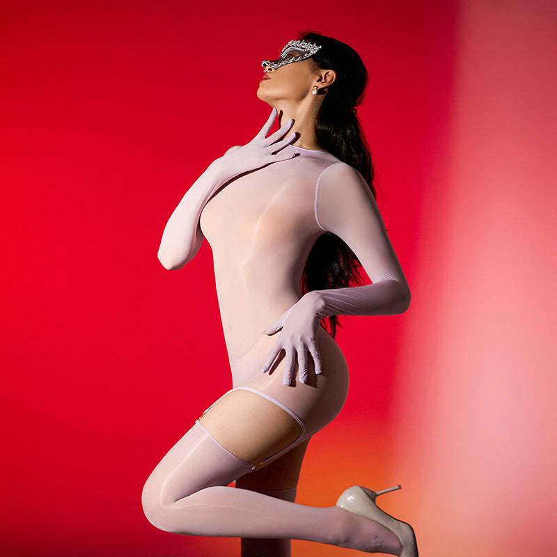 Shiny full body garter