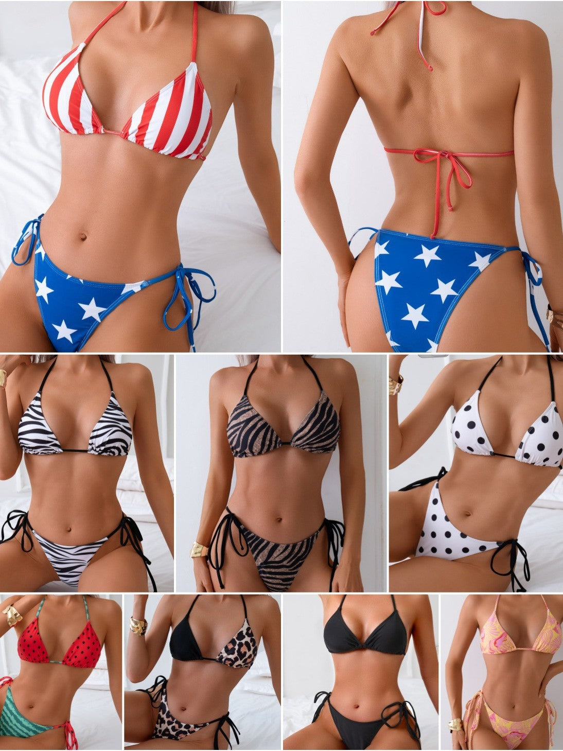 Brand new printed high quality bikini swimsuit