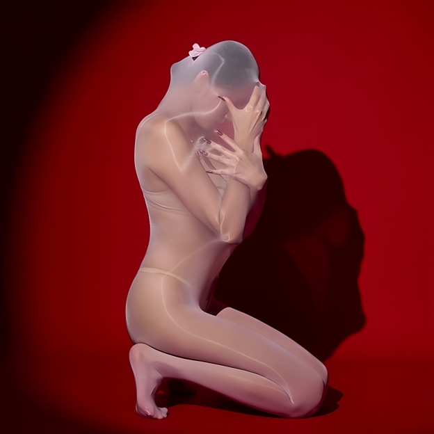 Ultra-thin shiny full-body sexy open-crotch sleeping bag socks