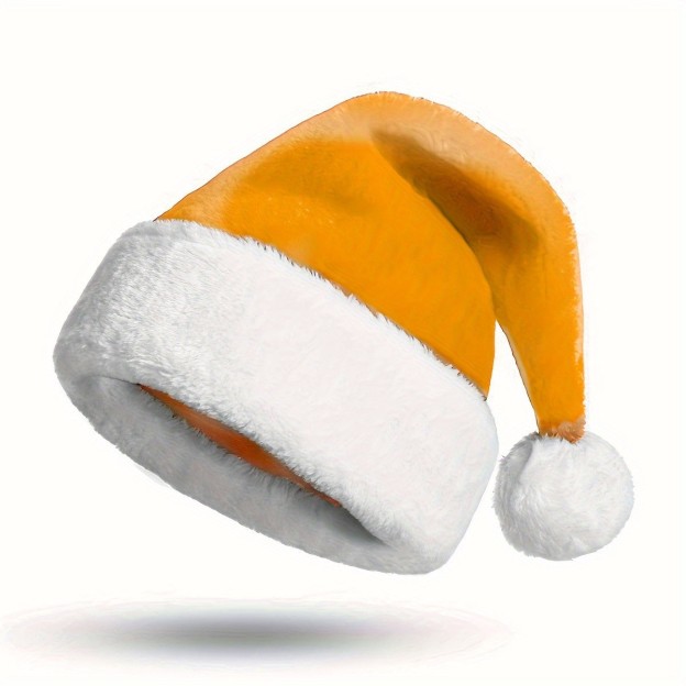 Christmas party thickened folding colorful Christmas hat