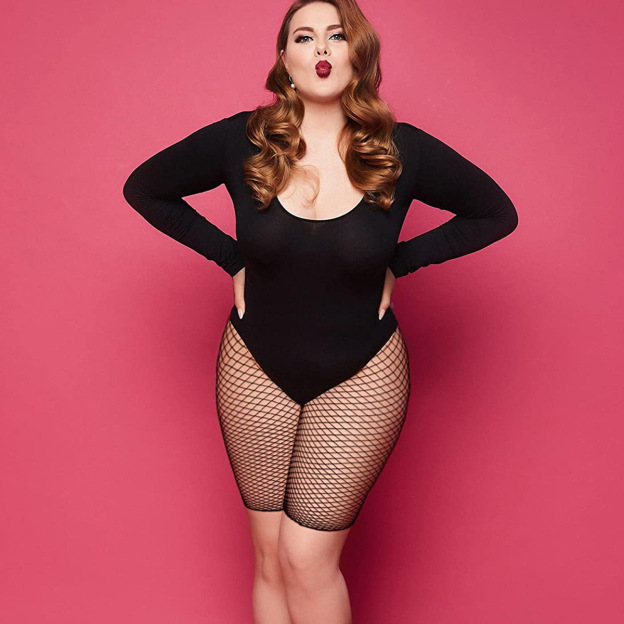 New sexy mesh stretch stockings