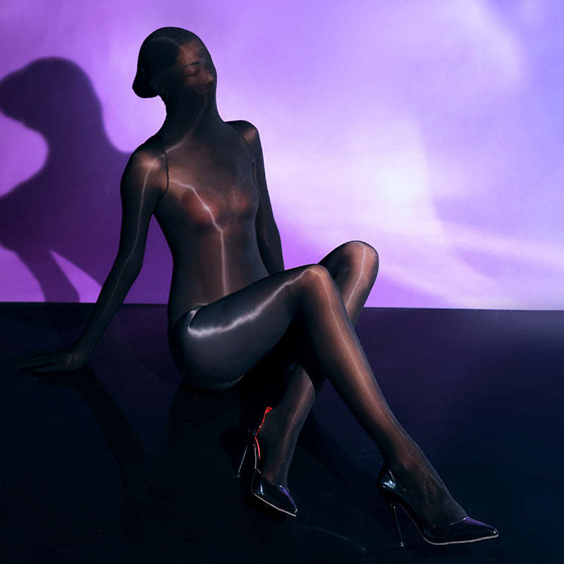 Full Coverage Five Finger Glitter Bodysuit