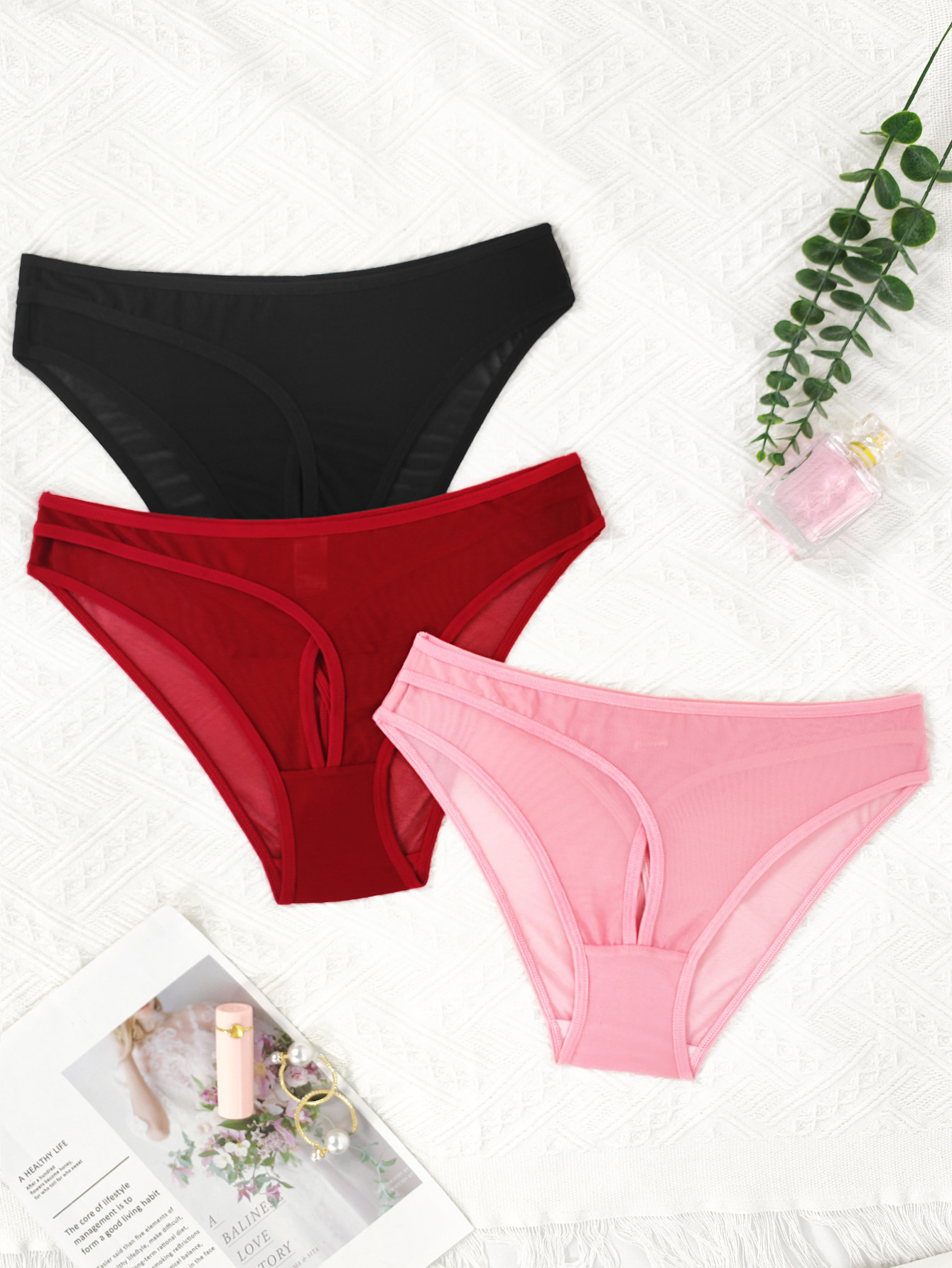 Bestselling sheer low-rise panties