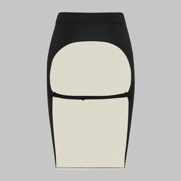 Bestselling stretchy, sheer back, bodycon skirt