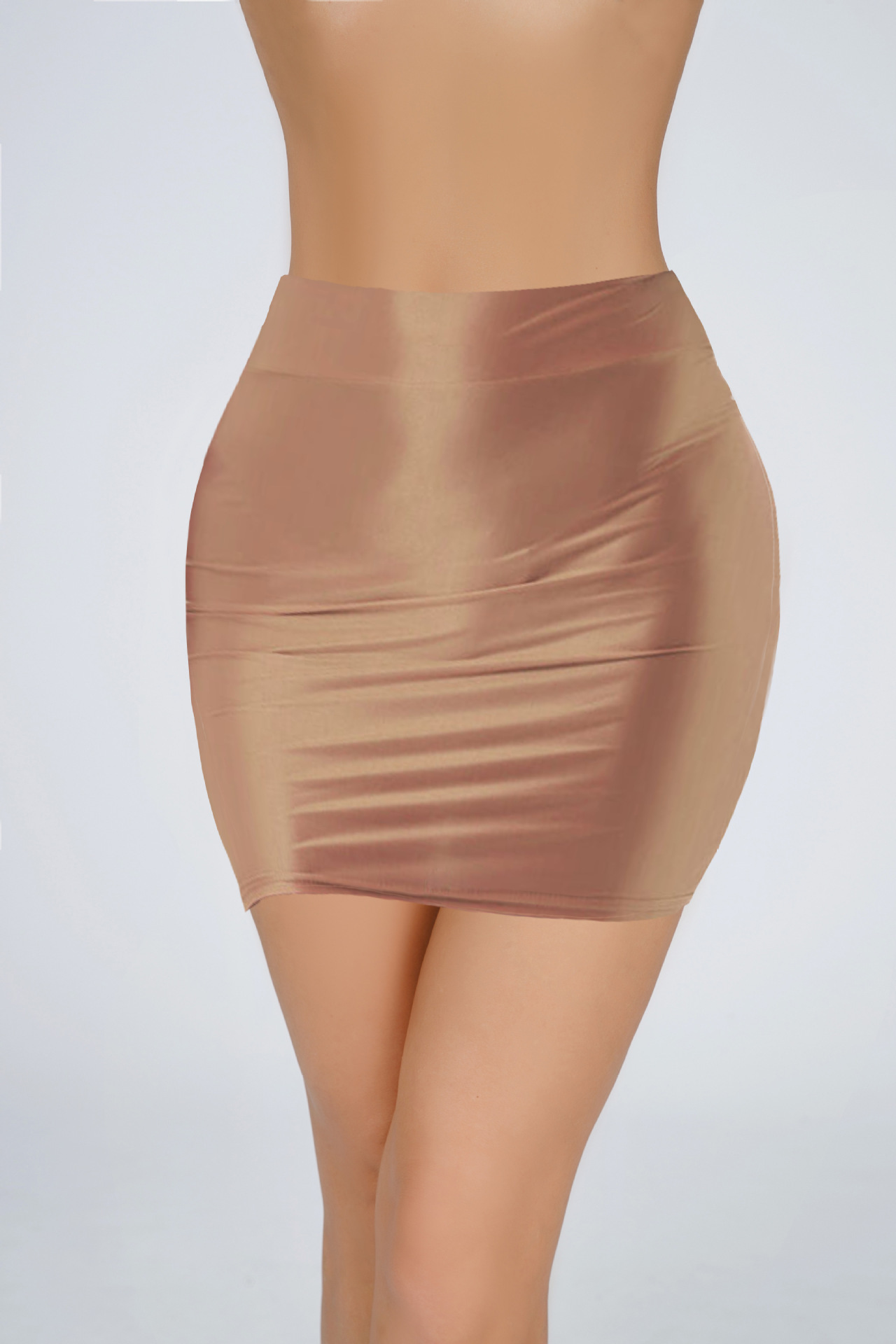 New ultra-thin silky high-elastic bodycon dress