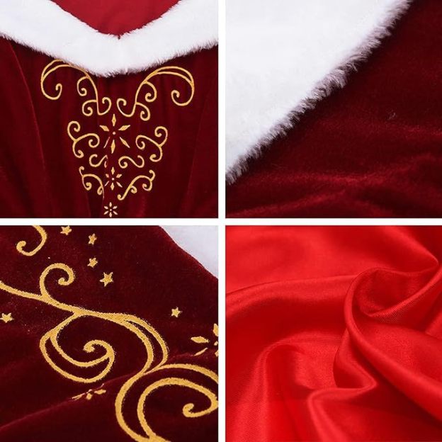 New Santa Claus Costumes for Men and Women