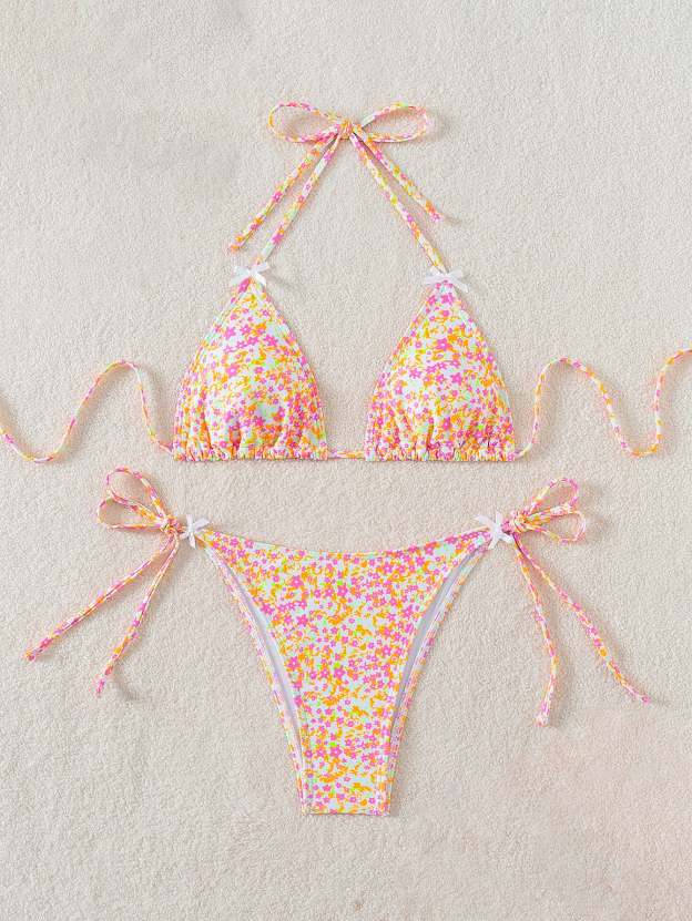 New Printed Sexy Bikini Two-Piece Swimsuit