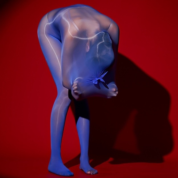 Ultra-thin shiny full-body sexy open-crotch sleeping bag socks