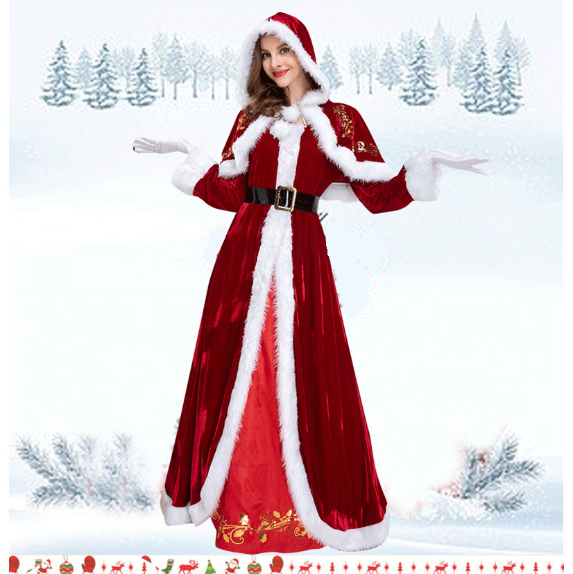 New Santa Claus Costumes for Men and Women