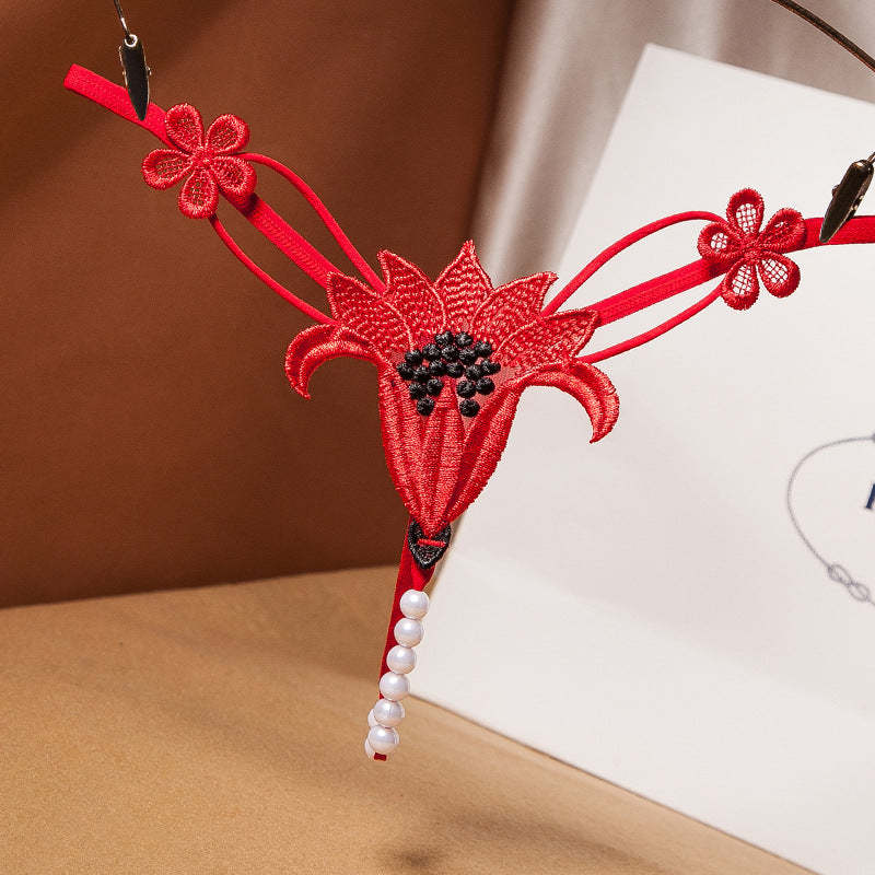 Pearl Flower Thong(Buy 1, Get 2 Free)