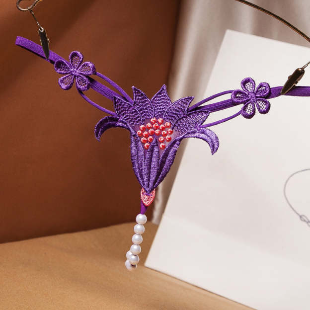 Pearl Flower Thong(Buy 1, Get 2 Free)