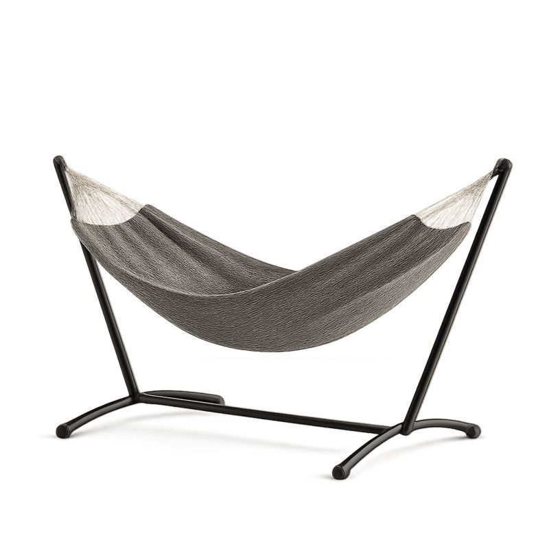 Hengekøye med stålramme grå-Decohogarvida