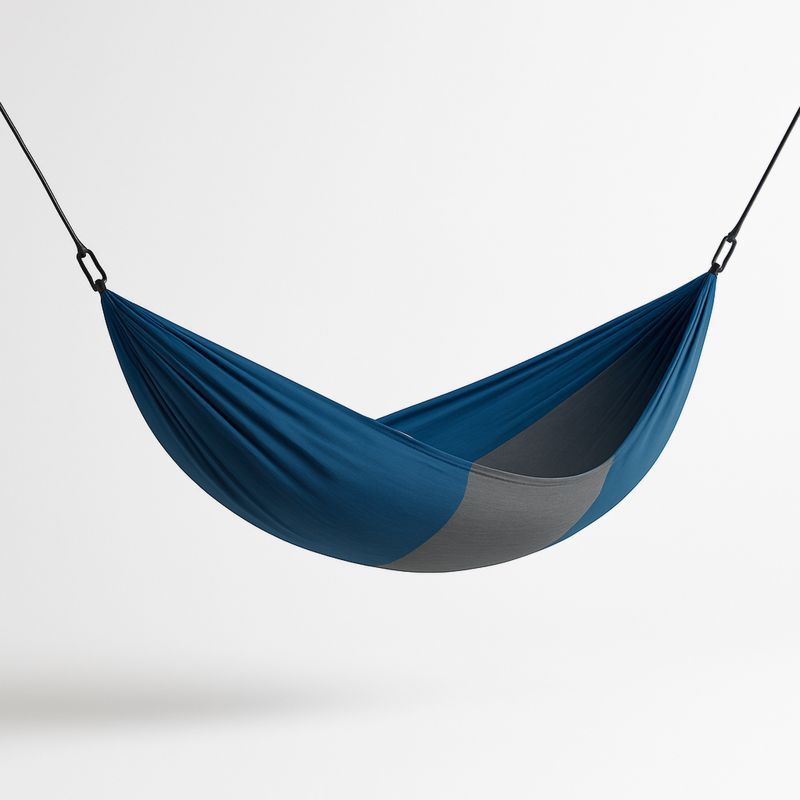 Hengekøye i Nylon Blå/Grå 275x140 cm-Decohogarvida