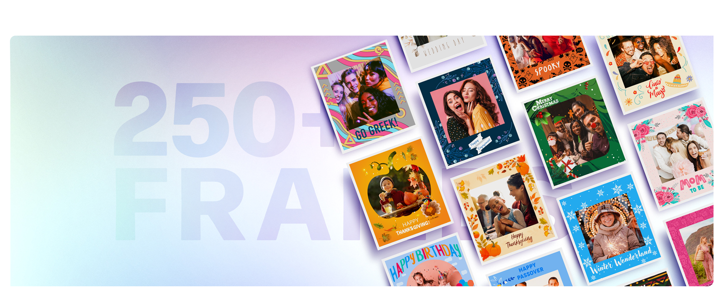 HP Sprocket Photo Booth Machine Instant Color Photo Printer