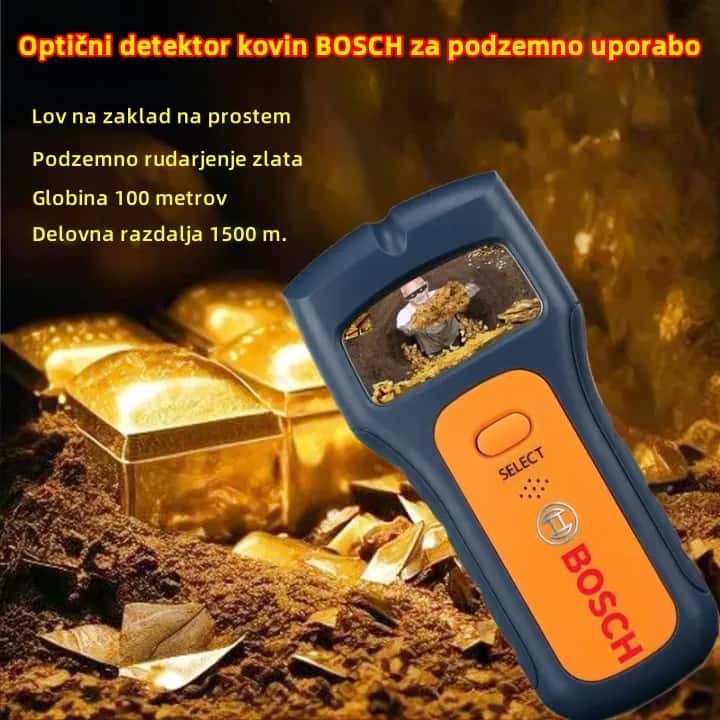 🔍Visokotehnološki detektor kovin BOSCH, iskanje skritih zakladov💰⚙️
