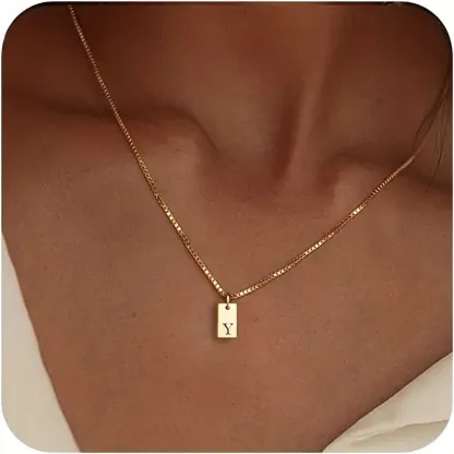 🎁 Žhavé produkty 2024 Velký výprodej 🌟 14karátový zlatý náhrdelník Elizabeth Letter 💫