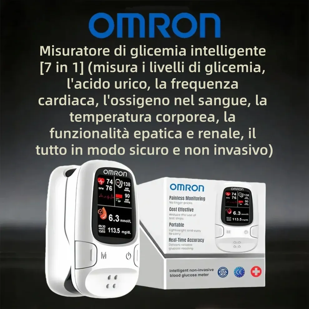 🔥 2026 Omron™ presenta il nuovo misuratore di glicemia intelligente non invasivo 🔥