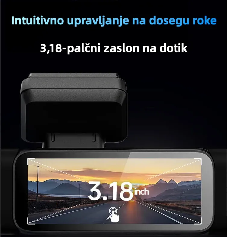 Garmin G980 avtomobilska kamera z umetno inteligenco in glasovnim upravljanjem, štirimi kamerami, 360° panoramskim pogledom, 4K Ultra HD nočnim vidom in GPS sledenjem