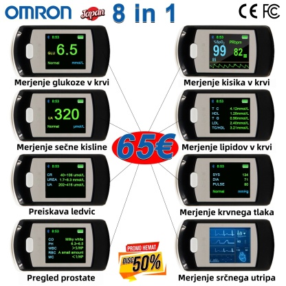 💖 Omronov neinvaziven in neboleč merilnik glukoze v krvi 💕