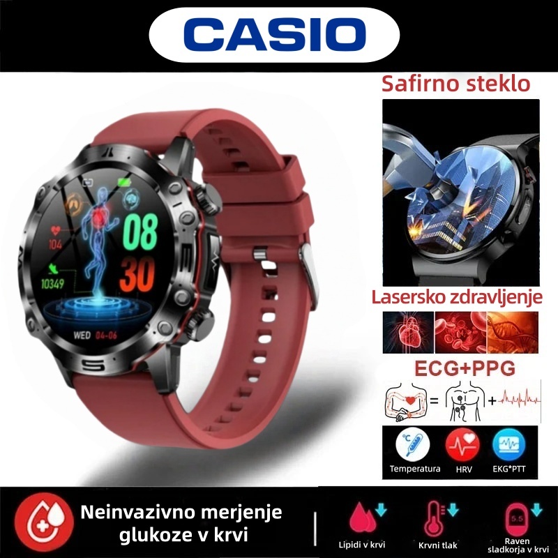 Mejnik podjetja CASIO v letu 2026: Prva pametna ura, ki je sposobna "brati" podatke o vašem telesu
