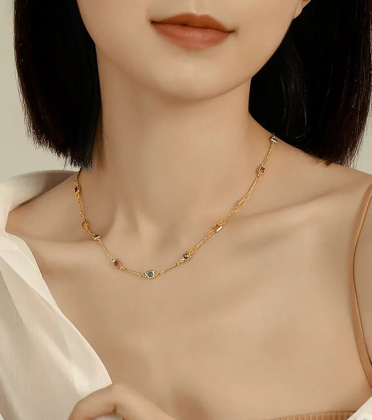 🎁 Žhavé produkty 2024 Velké snížení cen 💃 18k zlatý náhrdelník Gucci Elizabeth🌟