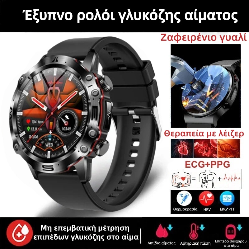 Το ορόσημο της  για το 2025: Το πρώτο smartwatch ικανό να «διαβάζει» τις πληροφορίες του σώματός σας. Μη επεμβατική μέτρηση γλυκόζης αίματος, ανάλυση ΗΚΓ και πλήρης αντοχή στο νερό—η υγεία σας είναι υπό τον έλεγχό σας