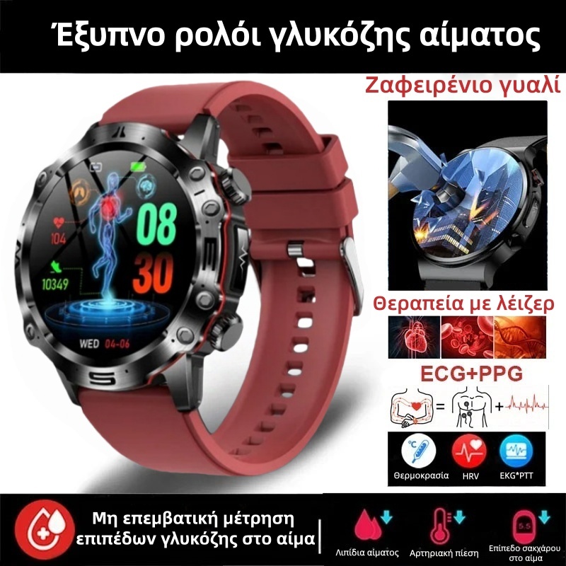 Το ορόσημο της  για το 2025: Το πρώτο smartwatch ικανό να «διαβάζει» τις πληροφορίες του σώματός σας. Μη επεμβατική μέτρηση γλυκόζης αίματος, ανάλυση ΗΚΓ και πλήρης αντοχή στο νερό—η υγεία σας είναι υπό τον έλεγχό σας