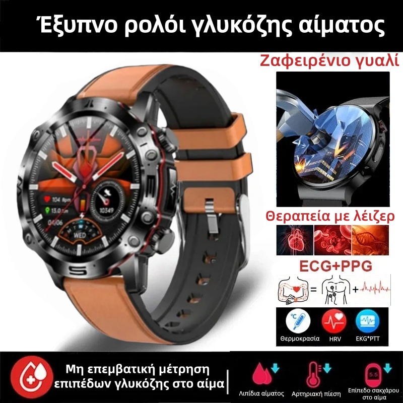 Το ορόσημο της  για το 2025: Το πρώτο smartwatch ικανό να «διαβάζει» τις πληροφορίες του σώματός σας. Μη επεμβατική μέτρηση γλυκόζης αίματος, ανάλυση ΗΚΓ και πλήρης αντοχή στο νερό—η υγεία σας είναι υπό τον έλεγχό σας