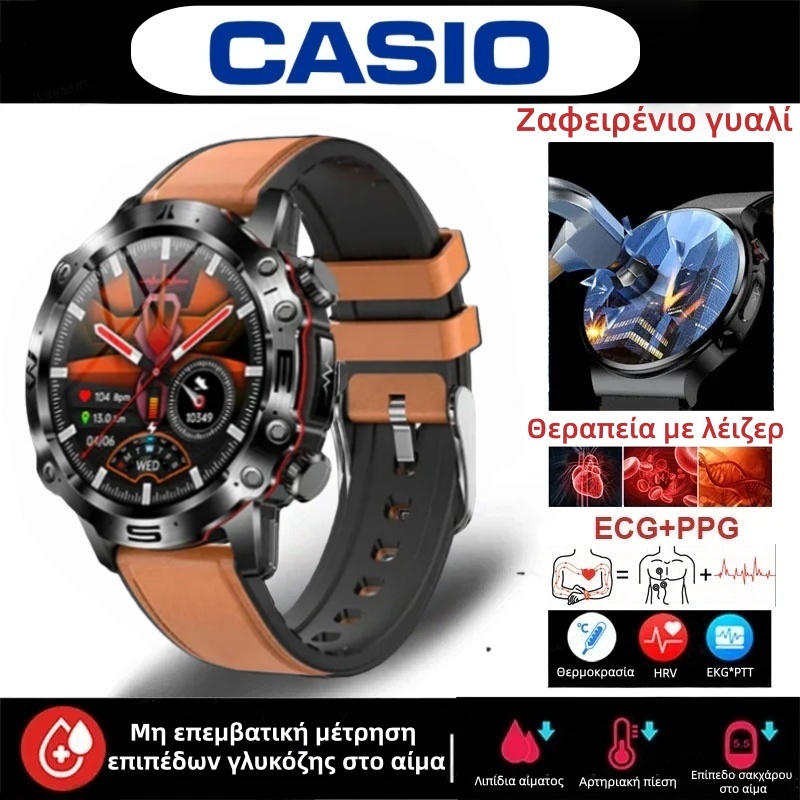 Το ορόσημο της CASIO για το 2025: Το πρώτο smartwatch ικανό να «διαβάζει» τις πληροφορίες του σώματός σας. Μη επεμβατική μέτρηση γλυκόζης αίματος, ανάλυση ΗΚΓ και πλήρης αντοχή στο νερό—η υγεία σας είναι υπό τον έλεγχό σας