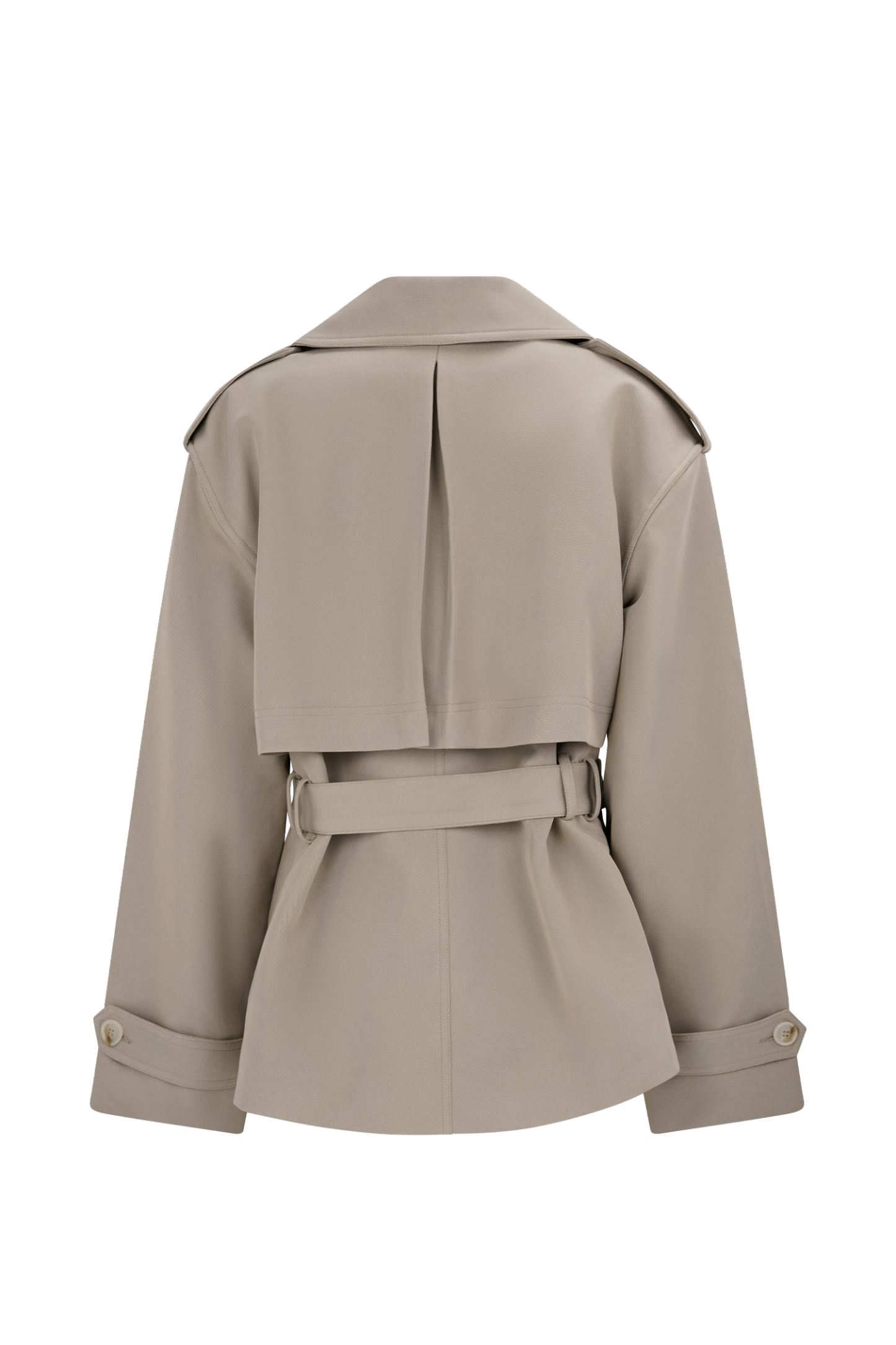 Alden Short Trench Jacket - Pebble