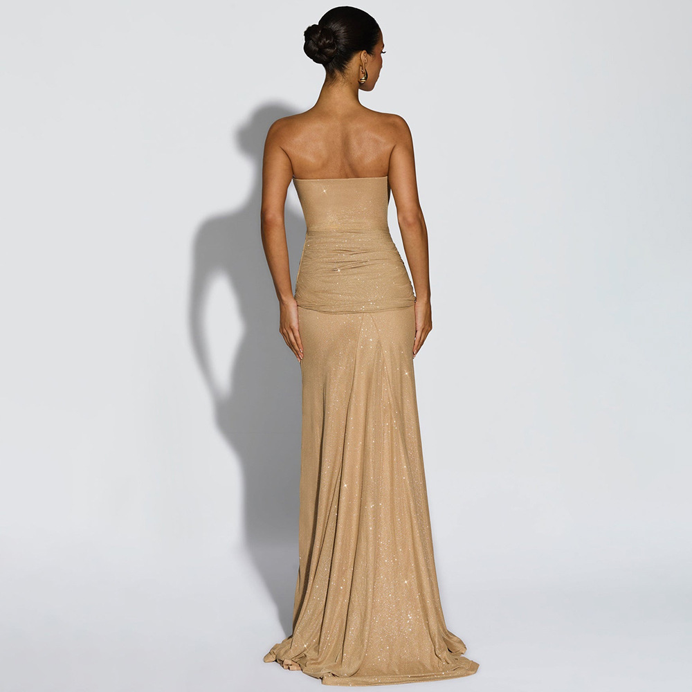 Mebius Maxi Dress - Black Sparkle