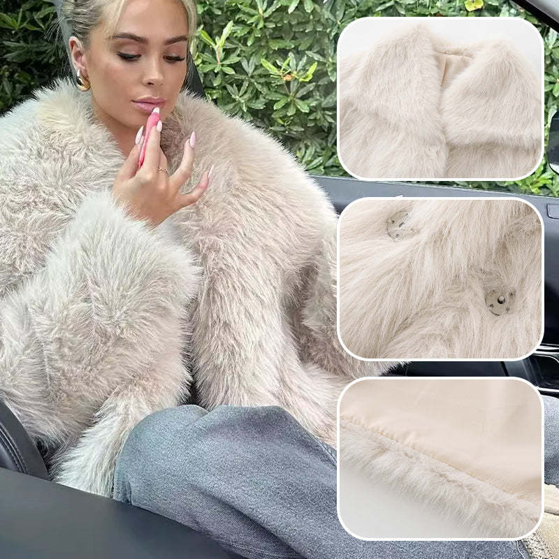 🔥🖤Winter Pre-Sale Women's Fur Coat, Plush Lining, Soft Collar, Free Shipping (Cozy Edition)