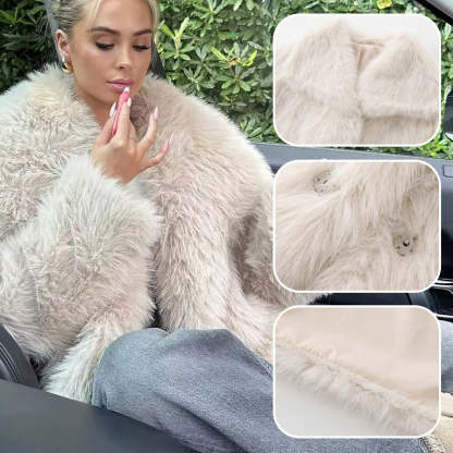 🔥🖤Winter Pre-Sale Women's Fur Coat, Plush Lining, Soft Collar, Free Shipping (Cozy Edition)