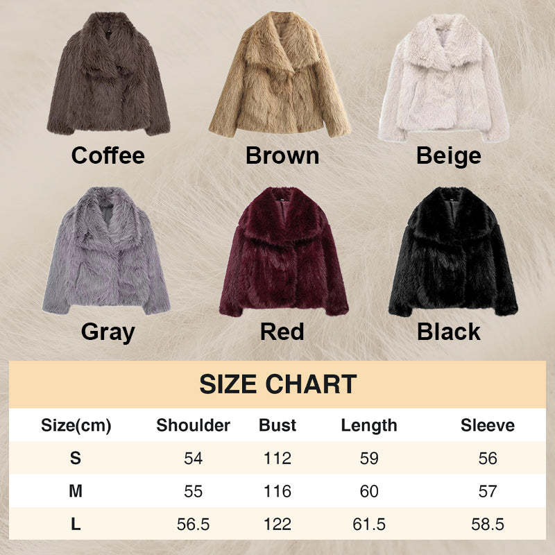 🔥🖤Winter Pre-Sale Women's Fur Coat, Plush Lining, Soft Collar, Free Shipping (Cozy Edition)