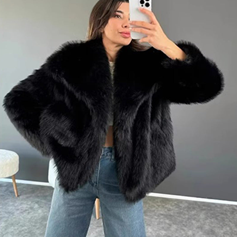 🔥🖤Winter Pre-Sale Women's Fur Coat, Plush Lining, Soft Collar, Free Shipping (Cozy Edition)