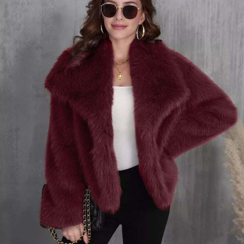 🔥🖤Winter Pre-Sale Women's Fur Coat, Plush Lining, Soft Collar, Free Shipping (Cozy Edition)