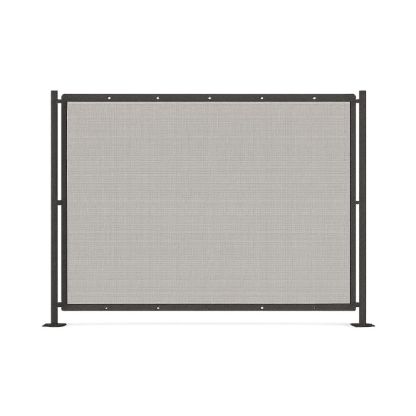 Vindbeskyttende Skjerm med Stålramme 180x180 cm
