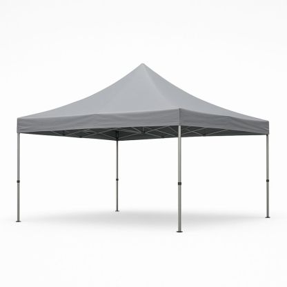 Sammenleggbar telt 3m x 3m stålramme grå