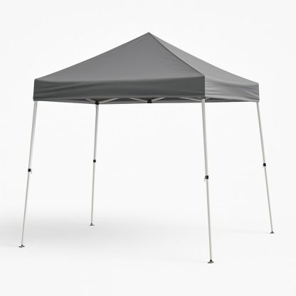 Sammenleggbart pop-up telt 3x3m stålramme polyester grå
