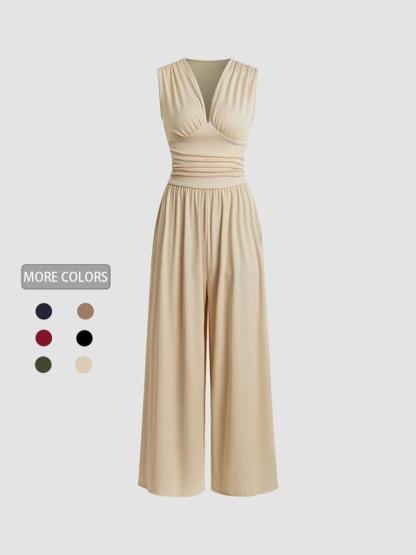 2026 Women's new jumpsuit with pockets Jumpsuit