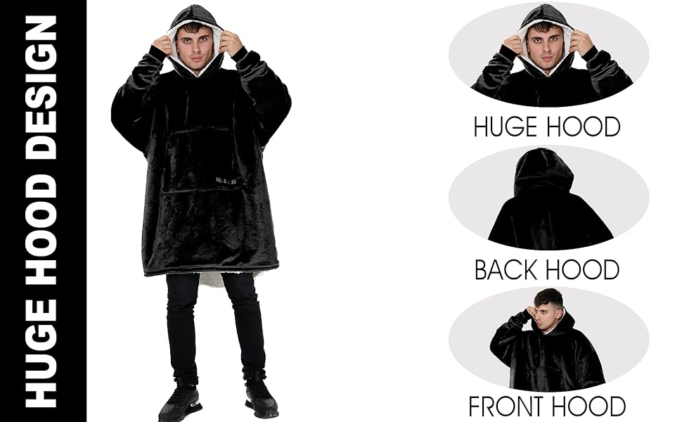 Hoodie Blanket Throw