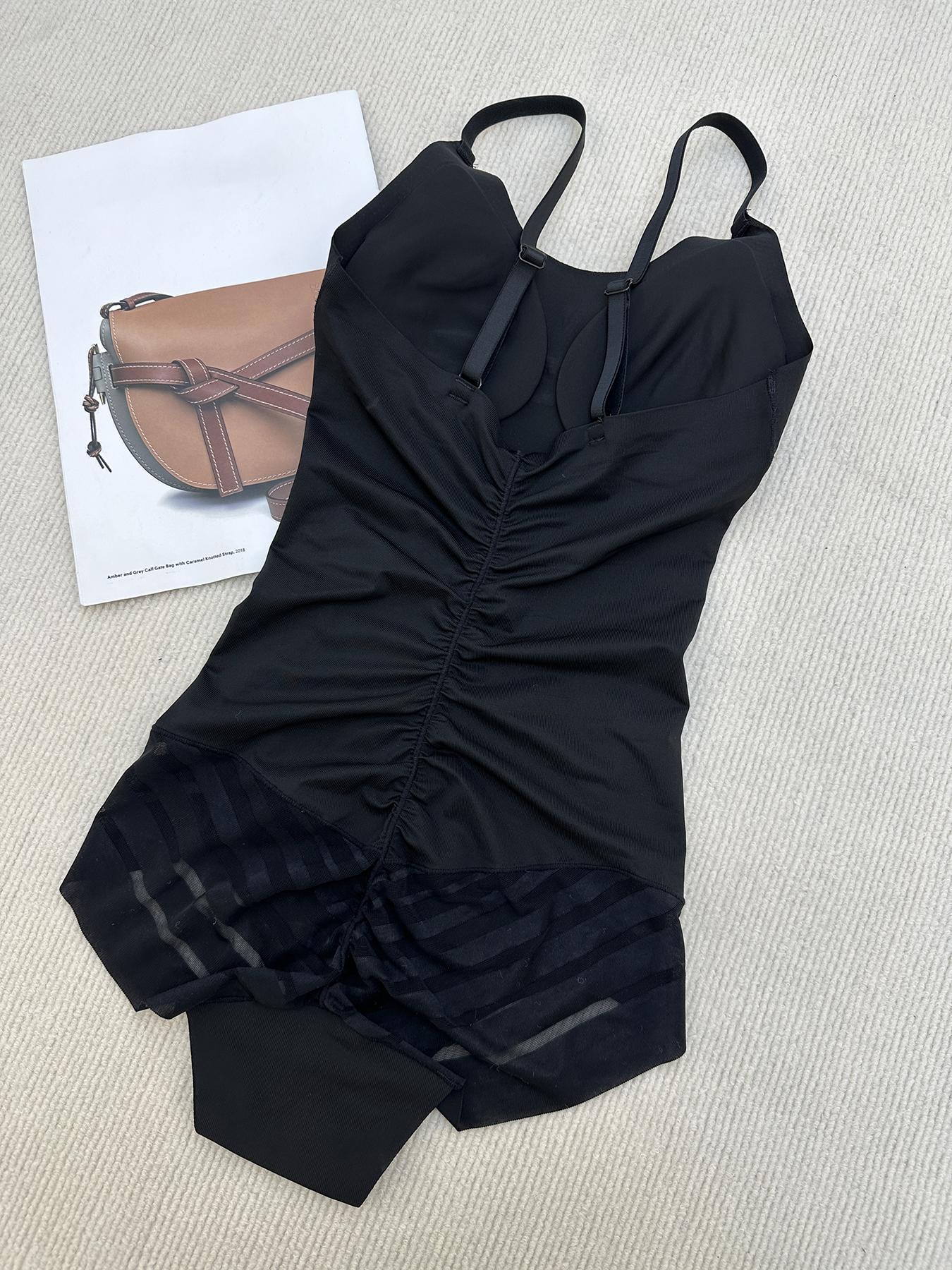 Women's Adjustable Spaghetti Strap Backless Padded Shapewear Bodysuit, Summer Clothes Women, Knitted Solid Ruched Seamless Wireless Basic Bodysuit for Summer, Women's Shapewear for Everyday Wear Women's Adjustable Spaghetti Strap Backless Padded Shapewear Bodysuit, Summer Clothes Women, Knitted Solid Ruched Seamless Wireless Basic Bodysuit for Summer, Women's Shapewear for Everyday Wear