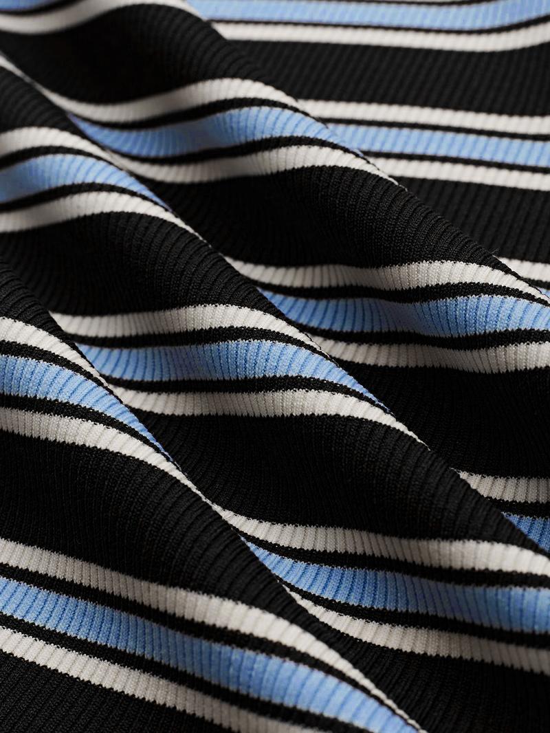 Women's Casual Colorblock Striped Long Sleeve Top & Loose-Fit Pants Set, Perfect for Holidays, Commuting, Daily Wear Women's Casual Colorblock Striped Long Sleeve Top & Loose-Fit Pants Set, Perfect for Holidays, Commuting, Daily Wear