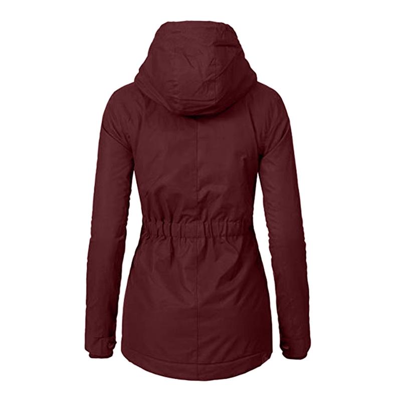 Winter Thickened Cotton Parka with Fleece Lining Hooded Warm Coat Mid-Length Women's Fitted Long Sleeve Outerwear Black Imitation Fur Tops for Casual Basic Minimalist Womenswear Elegance Style - Jackets Winter Thickened Cotton Parka with Fleece Lining Hooded Warm Coat Mid-Length Women's Fitted Long Sleeve Outerwear Black Imitation Fur Tops for Casual Basic Minimalist Womenswear Elegance Style - Jackets