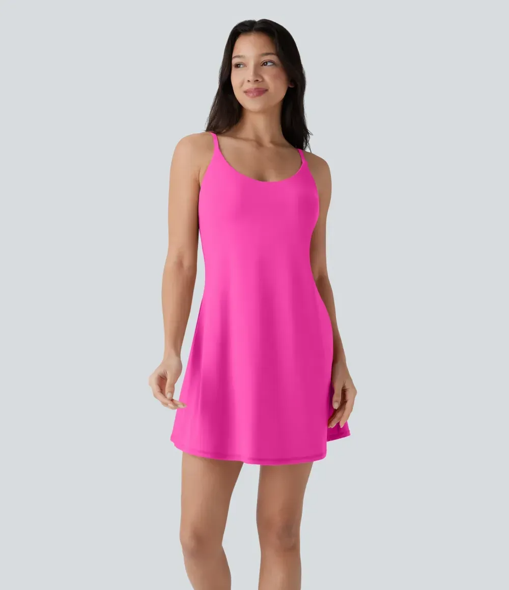 2026 Halara🔥Flash Sale⚡ Softlyzero Plush Backless Active Dress-Easy Peezy