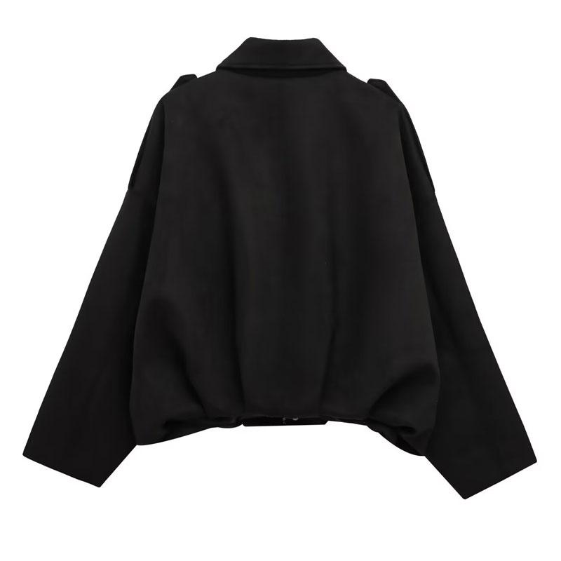 Aviator Jacket Woman, New In Coats And Jackets, Casual Zip Up Jacket Women's Winter Jacket, Oversized Pilot Jacket Cropped Fit, 2025 Streetwear Short Jacket Woman, Outerwear