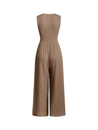 2026 Women's new jumpsuit with pockets Jumpsuit