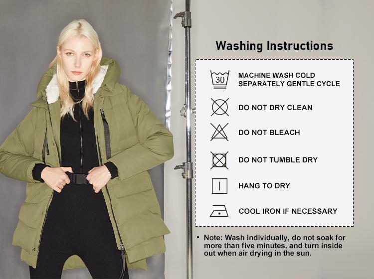 Orolay Women's Thermal Thickened Down Jacket Hooded with 700+ Fill Power, Extreme Cold-Resistant, Long Sleeve Classic Winter Outfit