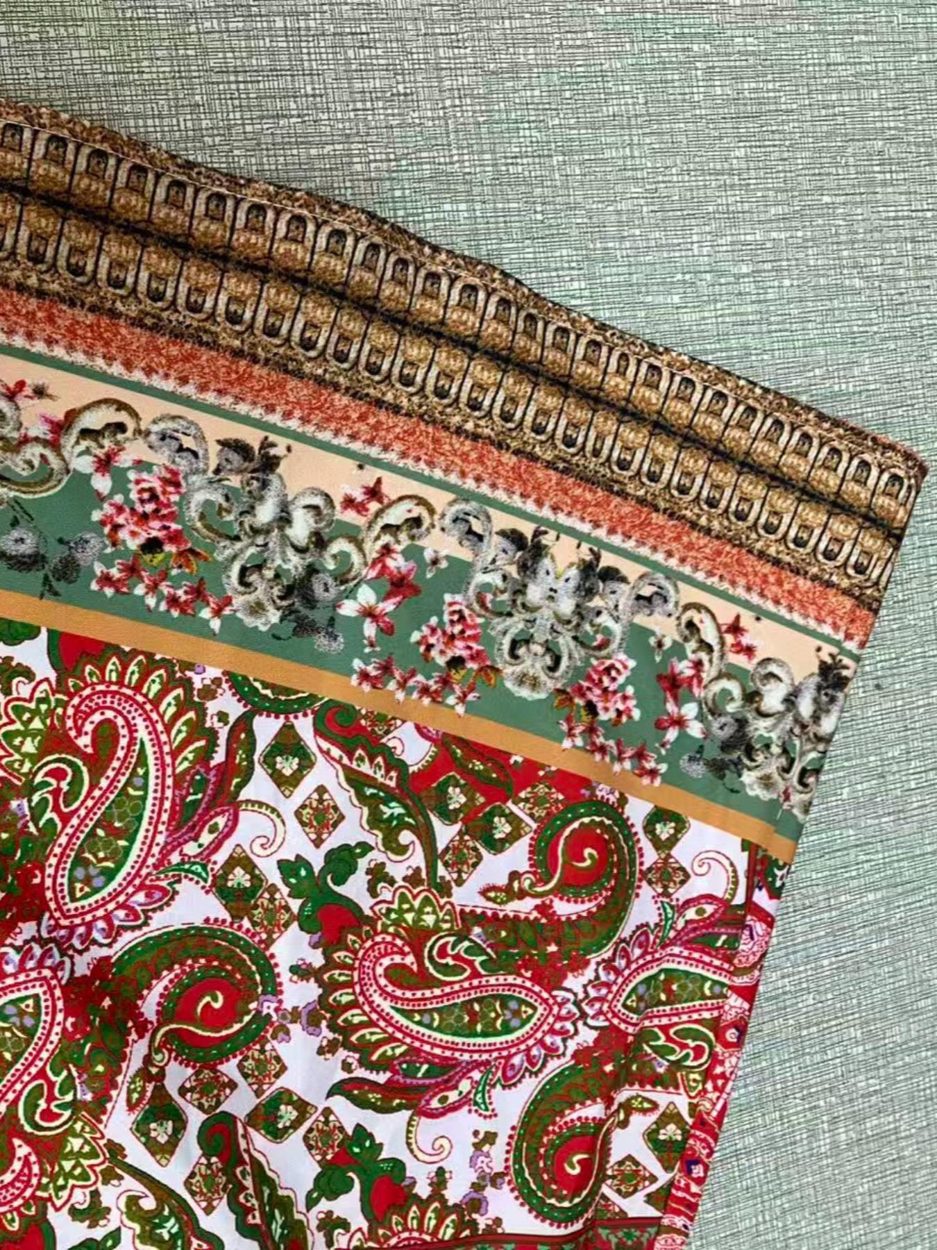 Bohemian Print Beaded Kaftan Dress, Long Evening Abaya Style Jalabiya, New Middle Eastern Women Fashion, Elegant Party Wear, Ethnic Print Kaftan Bohemian Print Beaded Kaftan Dress, Long Evening Abaya Style Jalabiya, New Middle Eastern Women Fashion, Elegant Party Wear, Ethnic Print Kaftan