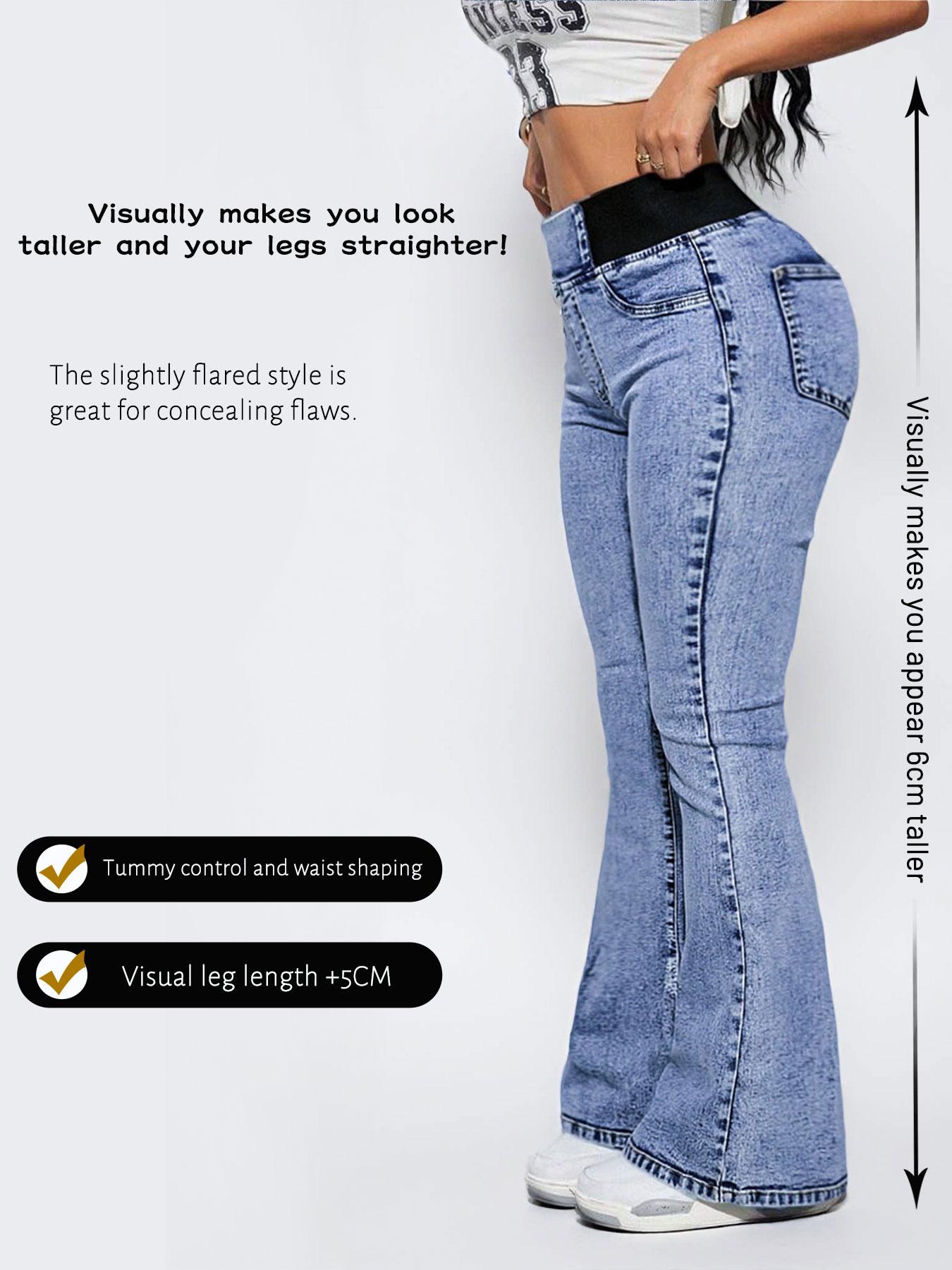 GILIPUR Y2K 2026 Women's Back Shirred Jeans,Mid-To-High Waist Elasticity Waist Flared Jeans,With Pockets,Light Blue Washing Process,Women's Bell-Bottoms Wide-Leg Jeans,Waist-Cinching Design,Yes Denim,Bootcut Jeans,Yess Denim,Red Boots Outfit Tiana,T-Chic GILIPUR Y2K 2026 Women's Back Shirred Jeans,Mid-To-High Waist Elasticity Waist Flared Jeans,With Pockets,Light Blue Washing Process,Women's Bell-Bottoms Wide-Leg Jeans,Waist-Cinching Design,Yes Denim,Bootcut Jeans,Yess Denim,Red Boots Outfit Tiana,T-Chic